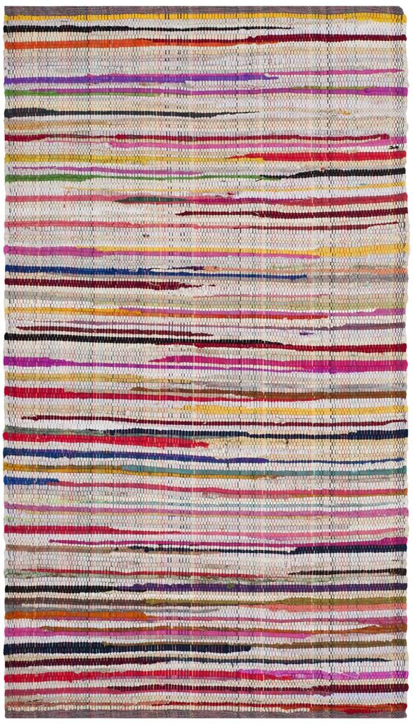 Safavieh Rag Rug 240 Hand Woven Cotton Rug RAR240A-4SQ