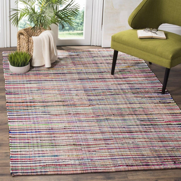 Safavieh Rag Rug 240 Hand Woven Cotton Rug RAR240A-4SQ
