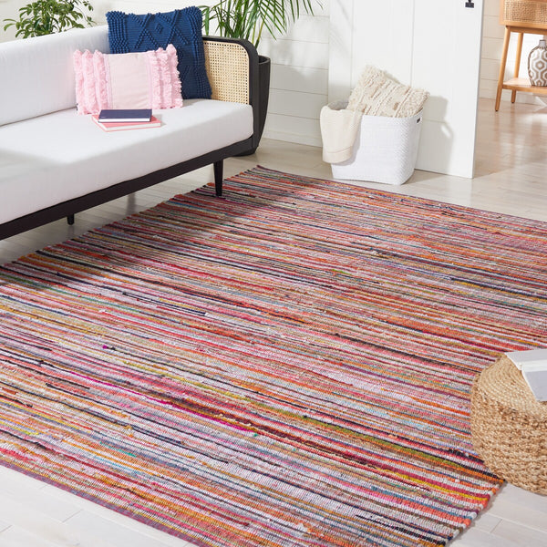 Safavieh Rag Rug 240 Hand Woven Cotton Rug RAR240A-4SQ
