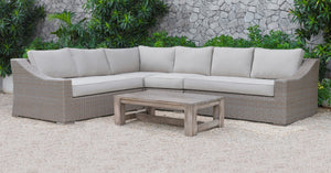 VIG Furniture Renava Pacifica Outdoor Beige Sectional Sofa Set VGATRASF-126-BGE