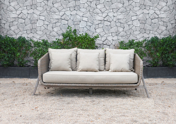 VIG Furniture Renava Carillo Outdoor Beige Wicker Sofa Set VGATRASF-148