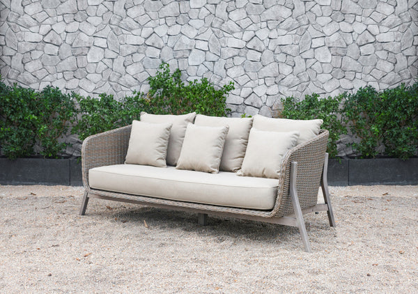 VIG Furniture Renava Carillo Outdoor Beige Wicker Sofa Set VGATRASF-148