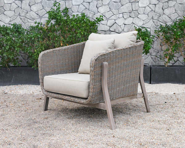 VIG Furniture Renava Carillo Outdoor Beige Wicker Sofa Set VGATRASF-148