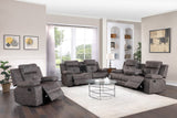 Porter Designs Embry Modern Reclining Sofa Brown 03-201C-01-8081