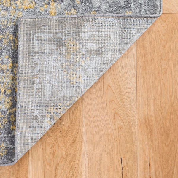 Pasargad Chelsea Design Power-Loomed Polypropyle Area Rug PRC-5523GY 5x8-PASARGAD