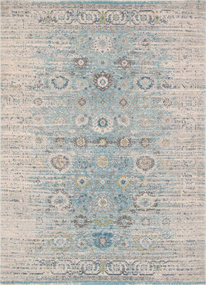 Pasargad Chelsea Design Power-Loomed Polypropyle Area Rug RC-5586BW 4x6-PASARGAD
