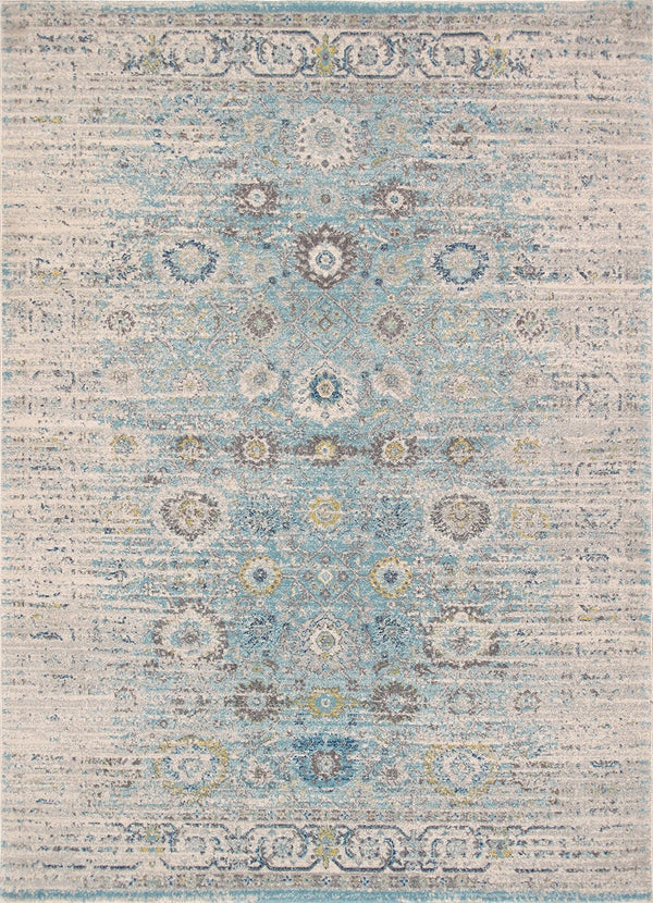 Pasargad Chelsea Design Power-Loomed Polypropyle Area Rug RC-5586BW 4x6-PASARGAD