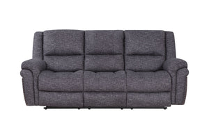 Porter Designs Socorro Contemporary Reclining Sofa Gray 03-201-01-7626