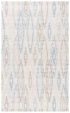 Rd101 Tufted 100% Wool Pile Contemporary Rug Ivory / Blue 100% Wool Pile RD101M-8