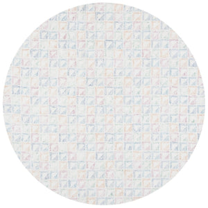 Rd102 Tufted 100% Wool Pile Contemporary Rug Ivory / Blue 100% Wool Pile RD102M-8