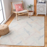 Rd103 Tufted 100% Wool Pile Contemporary Rug Ivory / Blue 100% Wool Pile RD103M-8