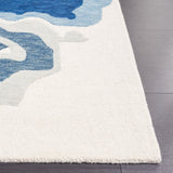 Safavieh Rodeo Drive 405 Hand Tufted Rug Ivory / Navy 8' x 10'