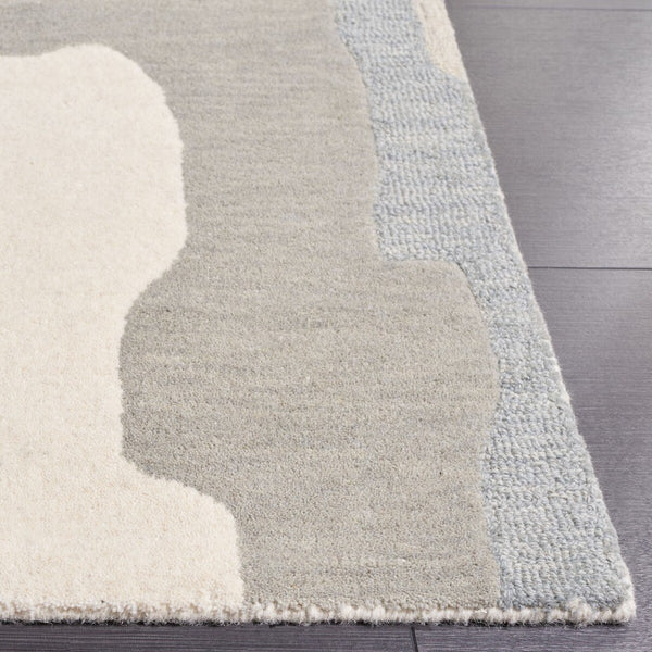 Safavieh Rodeo Drive 406 Hand Tufted Rug Ivory / Grey 8' x 10'