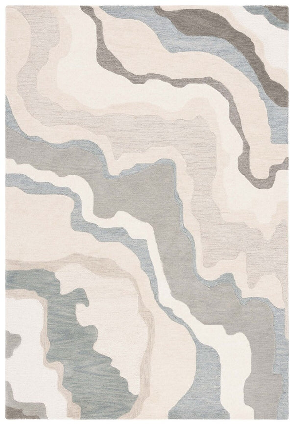 Safavieh Rodeo Drive 406 Hand Tufted Rug Ivory / Grey 8' x 10'