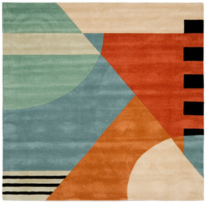 Safavieh Rd863 Hand Tufted Wool Cotton with Latex Contemporary Rug RD863A-12SQ