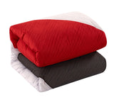 Kinsley Red King 9pc Comforter Set