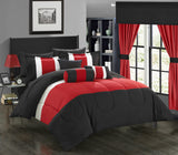 Mackenzie Red Queen 20pc Comforter Set