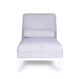 Pasargad Firenze Collection Upholster Lounge Chair with Pillow RE-PA003-PASARGAD