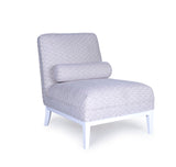 Pasargad Firenze Collection Upholster Lounge Chair with Pillow RE-PA003-PASARGAD