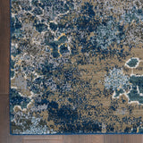 Nourison Artworks ATW02 Artistic Machine Made Loom-woven Indoor only Area Rug Blue/Grey 9'6" x 12'6" 99446710741