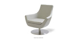 Rebecca Swivel Light Grey