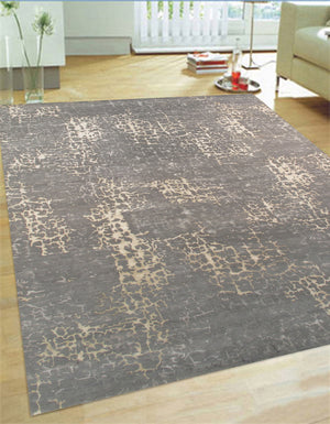 Pasargad Modern Collection Hand-Loomed Silk & Wool Area Rug REF-2B 8X10-PASARGAD