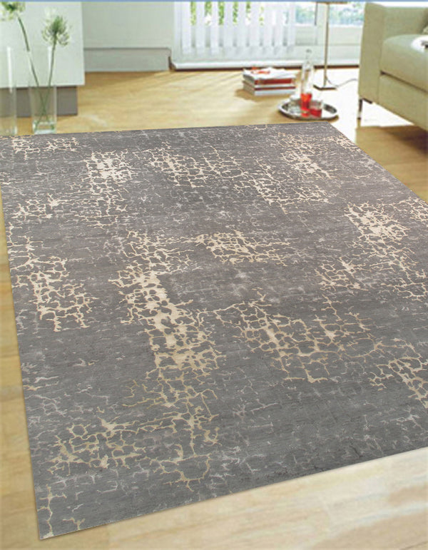 Pasargad Modern Collection Hand-Loomed Silk & Wool Area Rug REF-2B 8X10-PASARGAD