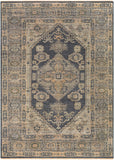 Reign REG-2309 Traditional NZ Wool Rug REG2309-69 Charcoal, Medium Gray, Taupe, Khaki, Camel 100% NZ Wool 6' x 9'