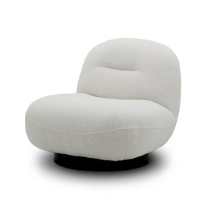 VIG Furniture Modrest Renee - Modern Cream Fabric Swivel Chair VGKK-KFA1157-C-CH