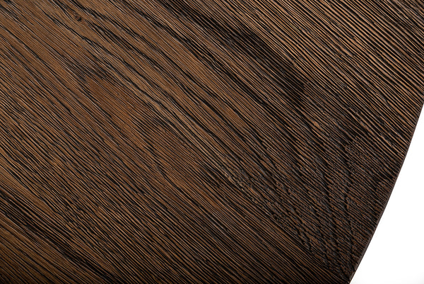 VIG Furniture Modrest Renzo Modern Round Oak & Concrete Dining Table VGGR649320