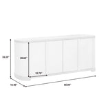 Pulaski Furniture Modern 4 Door Credenza P301564-PULASKI P301564-PULASKI