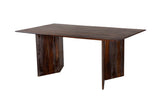 Porter Designs Cambria Solid Sheesham Wood Modern Dining Table Gray 07-116-01-8396M-KIT