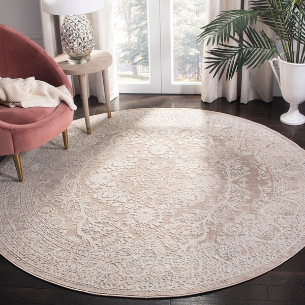 Safavieh Reflection 668 60% Polypropylene, 40% Polyester Power Loomed Rug RFT668A-8SQ