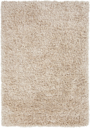 Rhapsody RHA-1002 Modern Polyester, Wool Rug RHA1002-58 Beige 50% Polyester, 50% Wool 5'3" x 7'7"