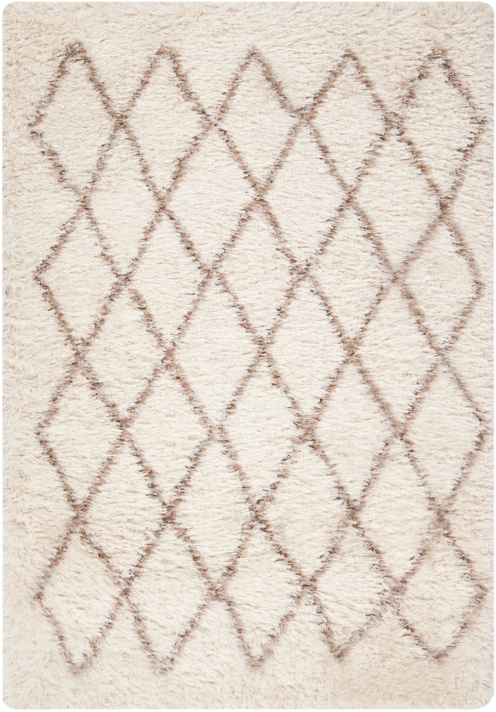 Rhapsody RHA-1007 Global Polyester, Wool Rug RHA1007-912 Cream, Taupe 50% Polyester, 50% Wool 9' x 12'10"