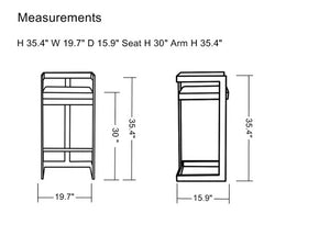 VIG Furniture Modrest Halifax Modern Black Velvet & Rosegold Bar Stool VGRH-RHS-DC-212-BLK
