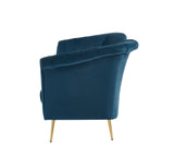 VIG Furniture Divani Casa Rilo - Modern Blue Fabric Sofa VGHCJYM2028-BLUE