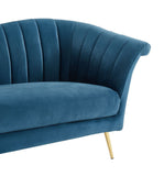 VIG Furniture Divani Casa Rilo - Modern Blue Fabric Sofa VGHCJYM2028-BLUE