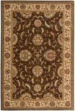 Nourison Living Treasures LI04 Persian Machine Made Loomed Indoor only Area Rug Brown 5'6" x 8'3" 99446672803