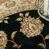 Nourison Nourison 2000 2022 Persian Handmade Tufted Indoor Area Rug Black 8' x ROUND 99446720757