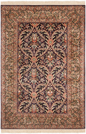 RK8 Elegant Rectangle Rug - Luxurious 100% Wool Pile from China for a Cozy Home Aesthetic