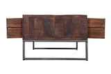 Porter Designs Metropolitan Solid Mango Wood Industrial Coffee Table Brown 05-108-01-3254