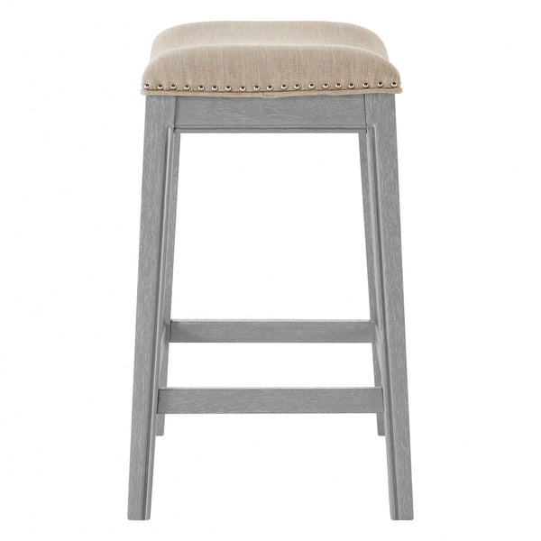 Grover Fabric Counter Stool Lyon Cream