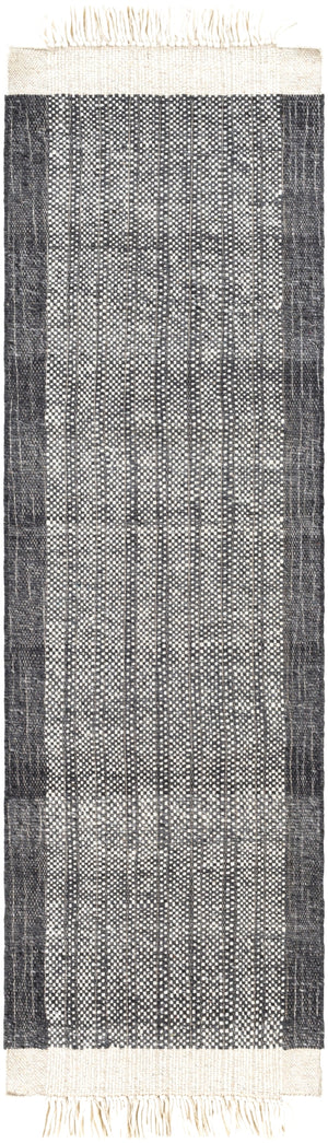 Reliance RLI-2303 Modern Wool Rug RLI2303-268 Beige, Charcoal, Medium Gray, Cream 100% Wool 2'6" x 8'