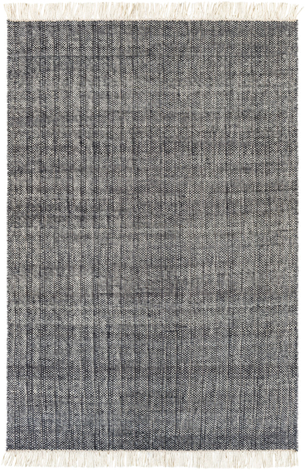 Reliance RLI-2305 Modern Wool Rug RLI2305-81012 Charcoal, Medium Gray, Cream 100% Wool 8'10" x 12'