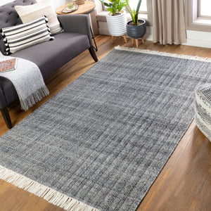 Reliance RLI-2305 Modern Wool Rug RLI2305-81012 Charcoal, Medium Gray, Cream 100% Wool 8'10" x 12'