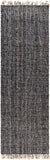 Reliance RLI-2306 Modern Wool Rug RLI2306-268 Black, Charcoal, Medium Gray, Beige 100% Wool 2'6" x 8'