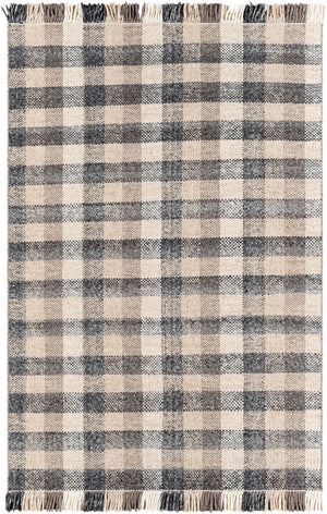 Reliance RLI-2308 Cottage Wool Rug RLI2308-81012 Charcoal, Dark Brown, Taupe, Beige, Cream 100% Wool 8'10" x 12'