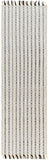 Reliance RLI-2309 Modern Wool Rug RLI2309-268 Black, Light Gray, Cream 100% Wool 2'6" x 8'