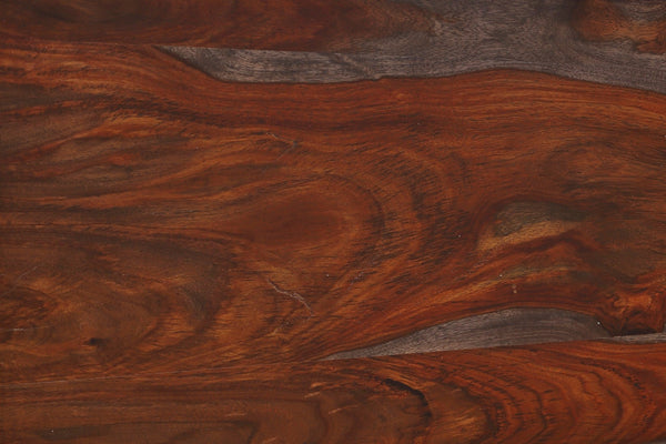 Porter Designs Cambria Solid Sheesham Wood Modern Dining Bench Gray 07-116-13-8397M